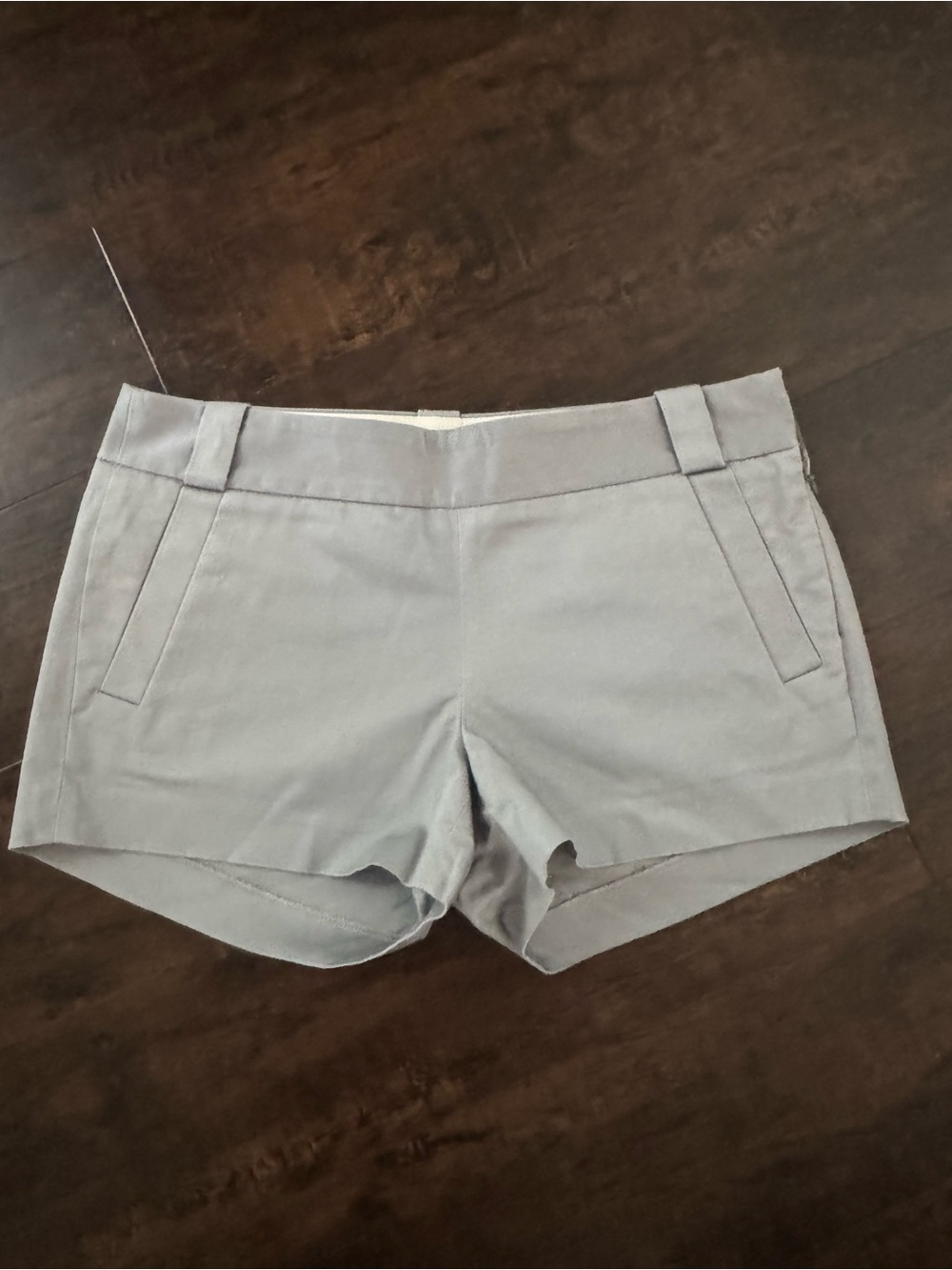 J.Crew Factory Carson City Fit Shorts Gray Size 4 Cotton Stretch Style 37417